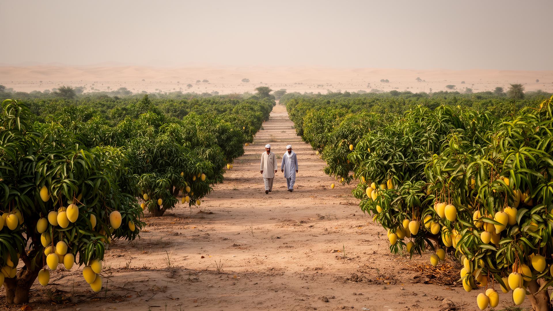 Sindh mango orchards