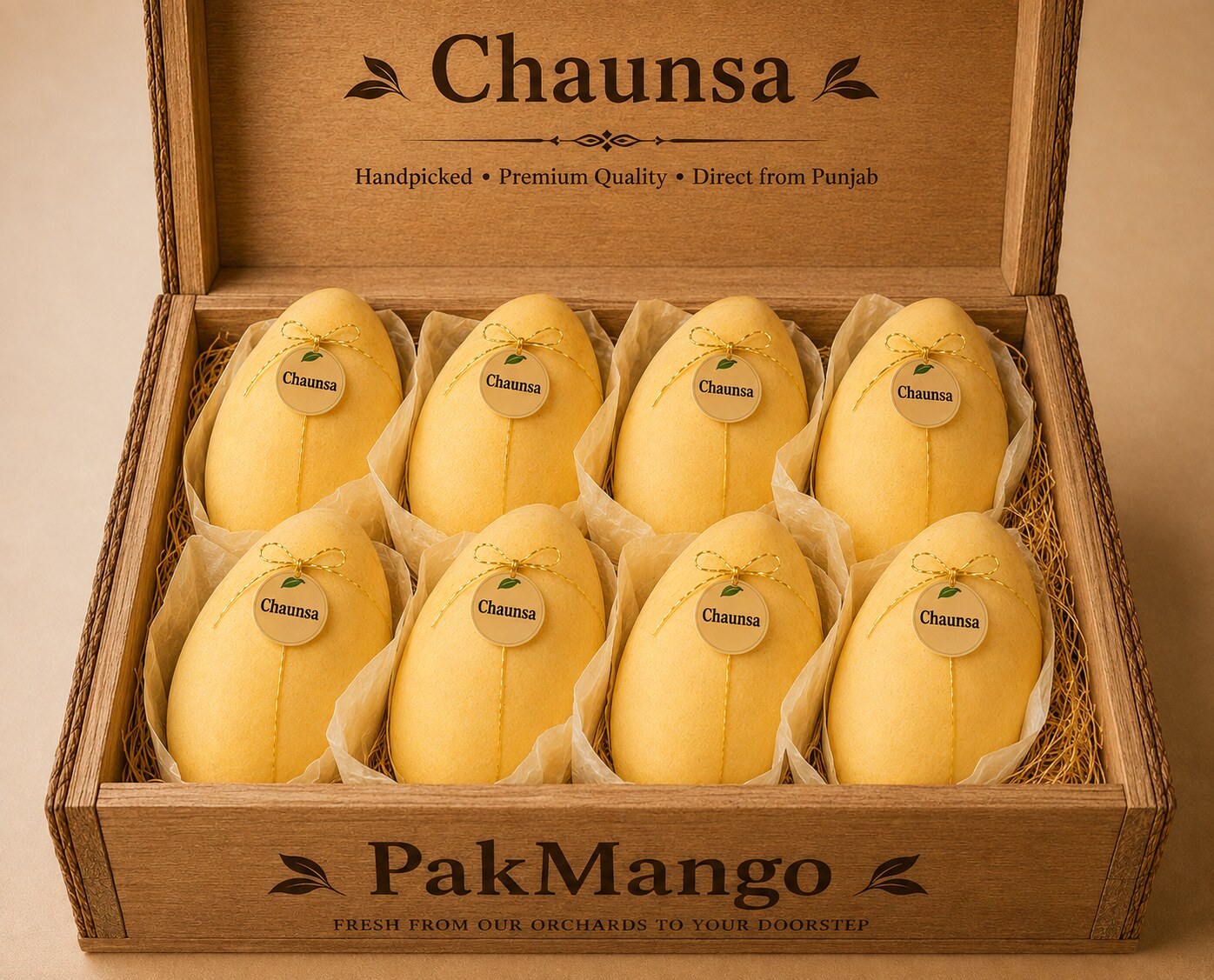 Box of Chaunsa mangoes